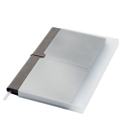 Ежедневник Ин Велюр (In Velour) недатированный, серый