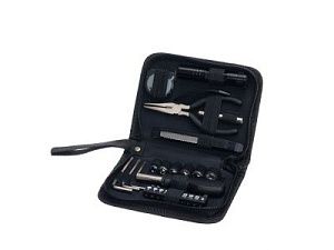 Набор инструментов, 25 предметов, цвет: черный