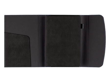 Ежедневник в суперобложке Country Bergamo Mocco A5+, черный, недатированный, в твердой обложке