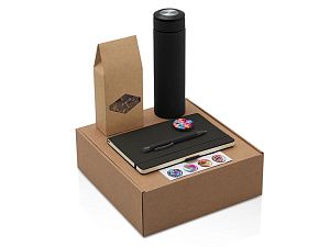 Набор «Warmpage» с термосом, блокнотом, ручкой и чаем