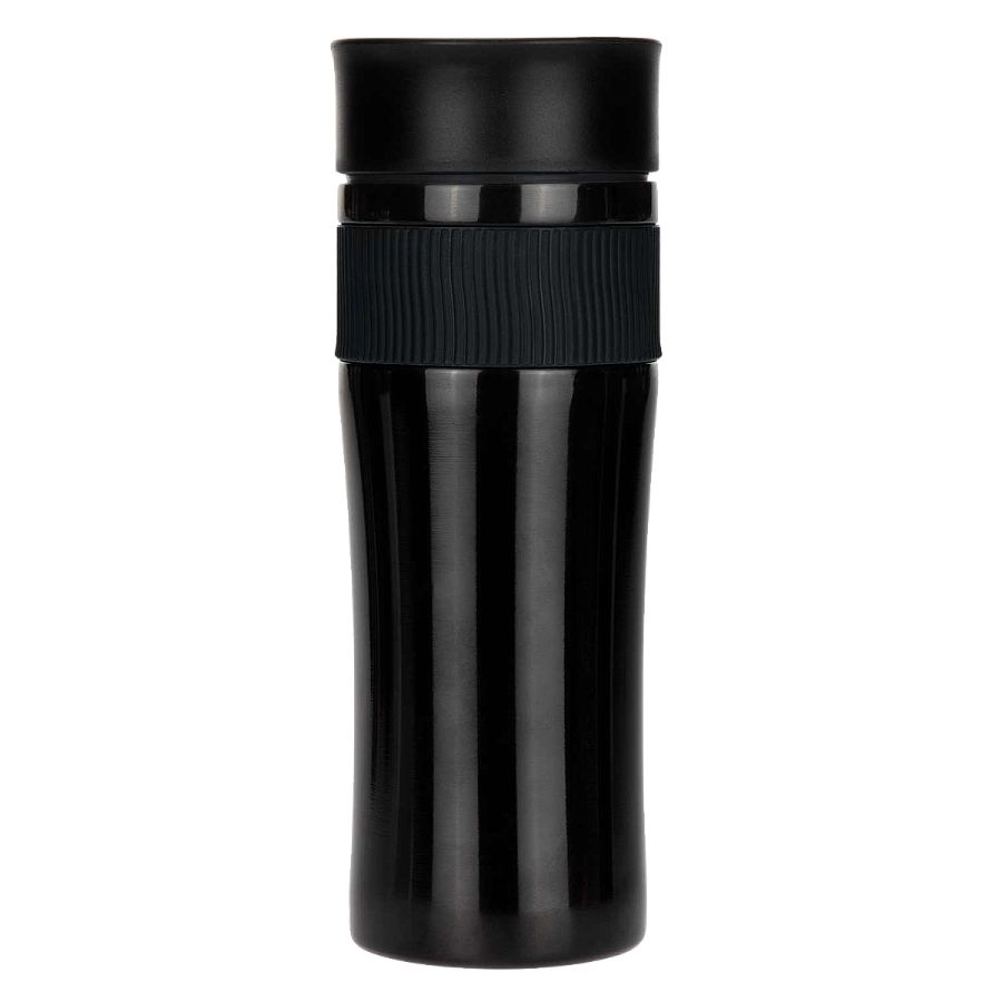 Термокружка вакуумная Поло (Polo), черная