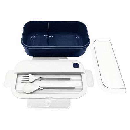Ланчбокс (контейнер для еды) Bon Voyage, тёмно-синий