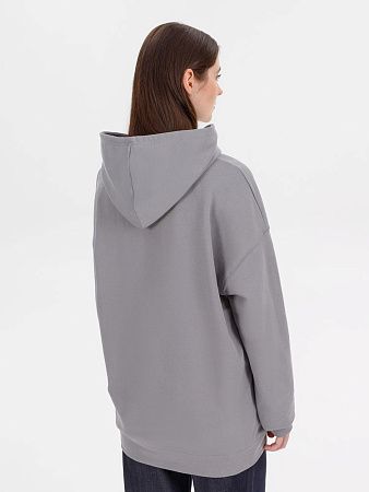 Худи оверсайз унисекс Outshine, серое, размер XS/S