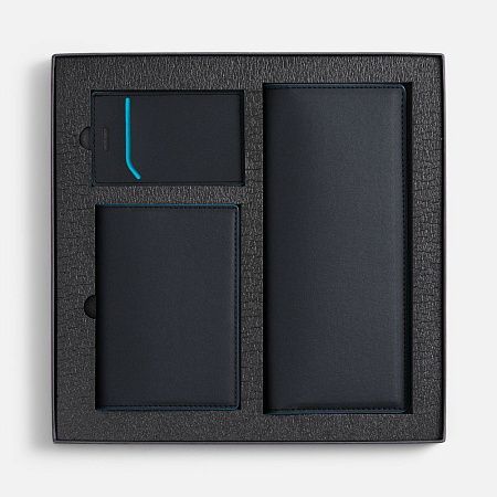 Набор Multimo Simple, черный с бирюзовым