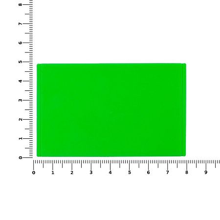 Лейбл из ПВХ Dzeta, ХL, зеленый неон