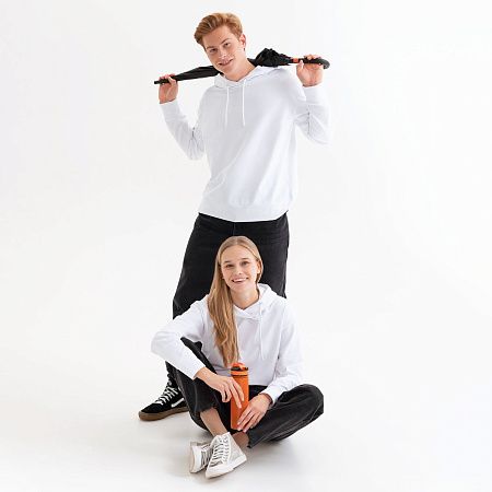 Худи с капюшоном, унисекс ALEX белый