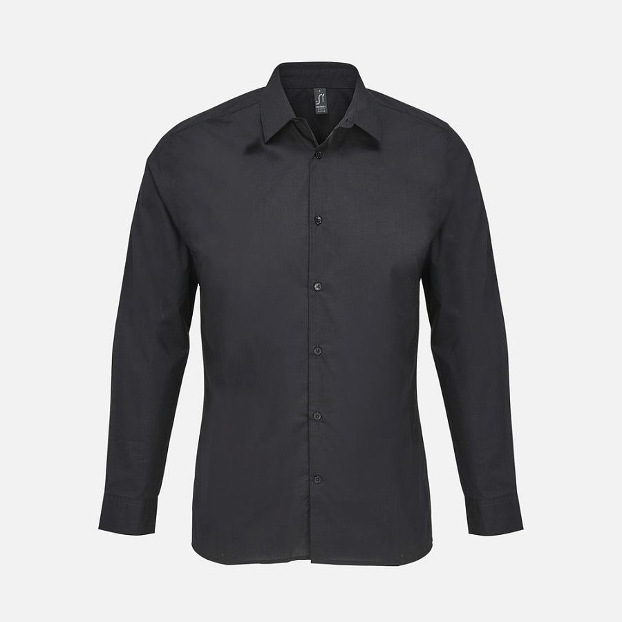 Рубашка мужская Bailey, черная, размер 5XL