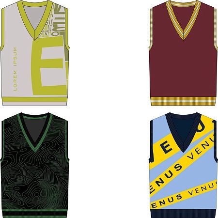 Жилет на заказ Classic Fint, полушерсть, размер XS