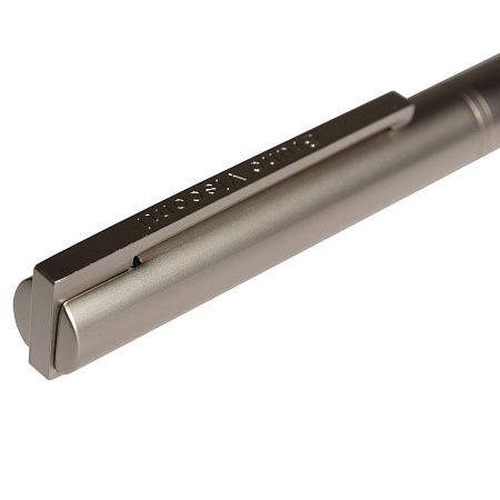 РУЧКА  "BERGAMO" ШАРИКОВАЯ АВТОМАТИЧЕСКАЯ, МЕТАЛЛИЧЕСКИЙ КОРПУС ШАМПАНЬ 0.7 ММ, СИНЯЯ