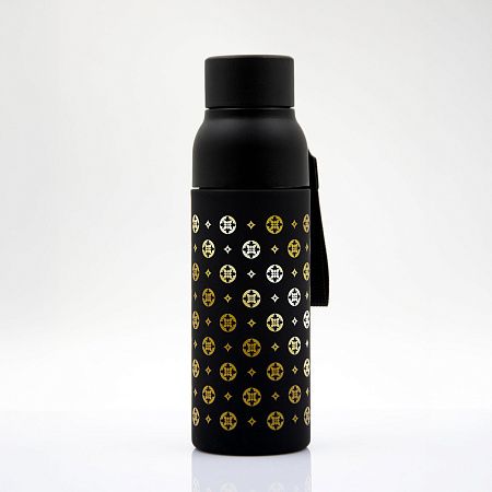 Термобутылка Button Black