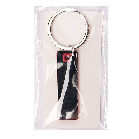 Брелок TONER STICK; 5,28 x 1.6 x 0,42 см; красный, металл/пластик