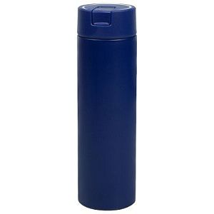 Термос стальной Positano, 460 мл, темно-синий, матовый