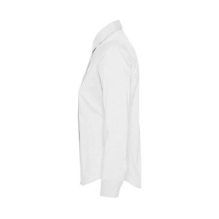 Рубашка женская с длинным рукавом Eden 140 голубая, размер XXL