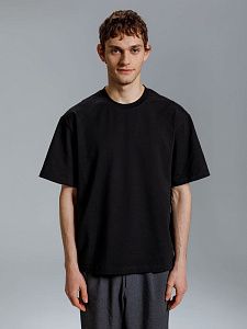 Футболка оверсайз Kangas, черная под нанесение