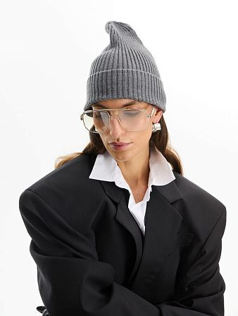 Шапка Bernard, серый меланж