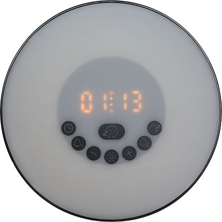 Лампа-колонка со световым будильником dreamTime, ver.2, черная