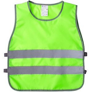 Жилет светоотражающий детский С-2.001Н, желтый неон, размер 4–6 лет (98-115 см)