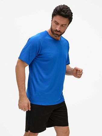 Футболка унисекс Sporty 140, ярко-синяя, размер XXS