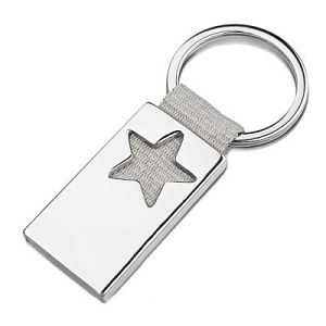 Брелок металлический, серебристый ATRIA