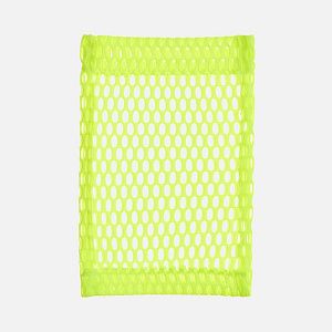 Карман из крупной сетки Pose, желтый неон