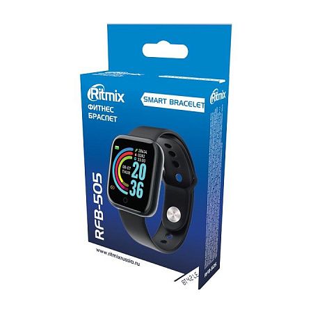 Смарт-браслет Ritmix RFB-505 (синий/белый/черный)