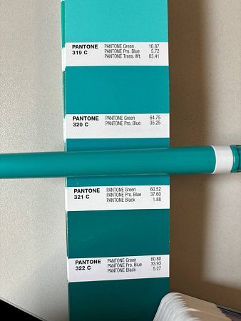 Ручка шариковая пластиковая Ravena Color бирюзовая/белая