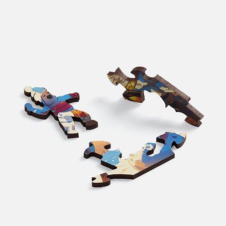 Деревянный пазл с крышкой PuzzleBox на заказ