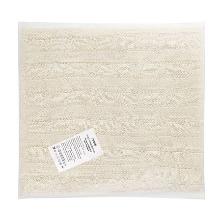 Плед Fado вязаный, бежевый (без подарочной коробки)