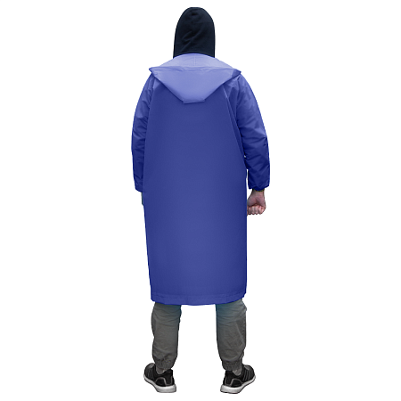 Дождевик RainForest, унисекс, материал EVA, размер XL-XXL, темно-синий