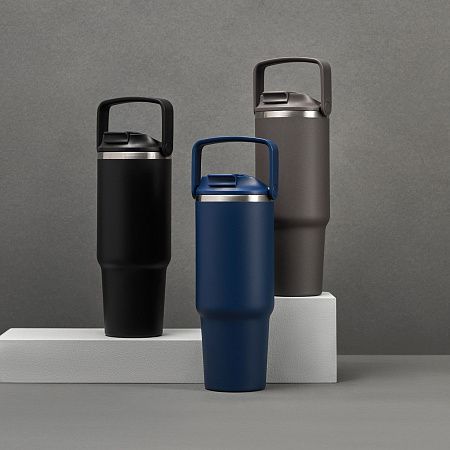 Термокружка вакуумная Montana, белая