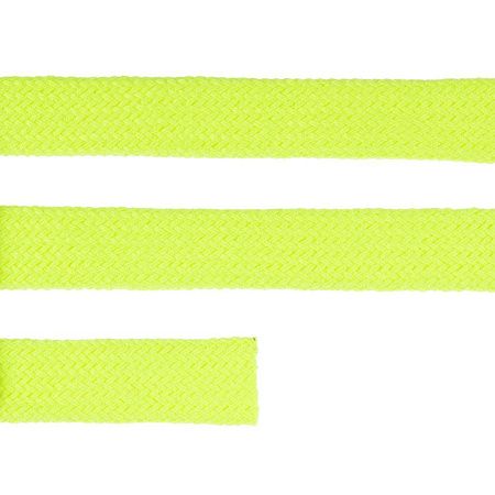 Плоский шнур Cord L, желтый неон, 120 см