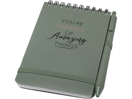 Блокнот А6 «Thalaasa» с шариковой ручкой