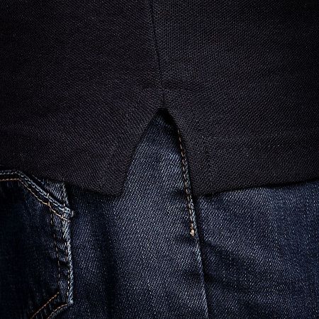 Рубашка поло Virma Stripes, черная, размер XXL