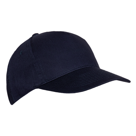 Бейсболка STAN 5 клиньев хлопок 150, 10L, Тёмно-синий,  (46)  (56-58/ONE SIZE)