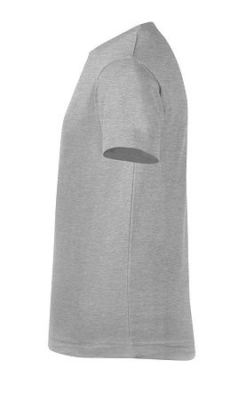 Футболка детская Regent Fit Kids, серый меланж, размер 4 года (96-104 см)