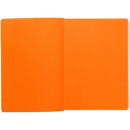 Ежедневник Flexpen Black, недатированный, черный со светло-оранжевым