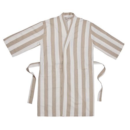 Халат VINGA Ornos из переработанного хлопка GRS, L/XL