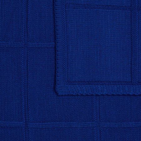 Плед Chainfield, темно-синий (кобальт)