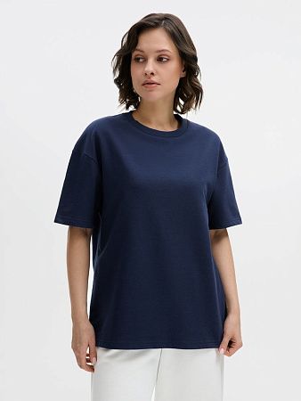 Футболка унисекс Durington, темно-синяя, размер XS/S