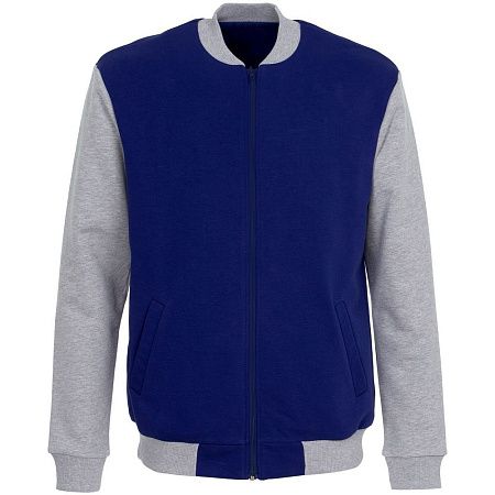 Бомбер College, ярко-синий, размер XS v2