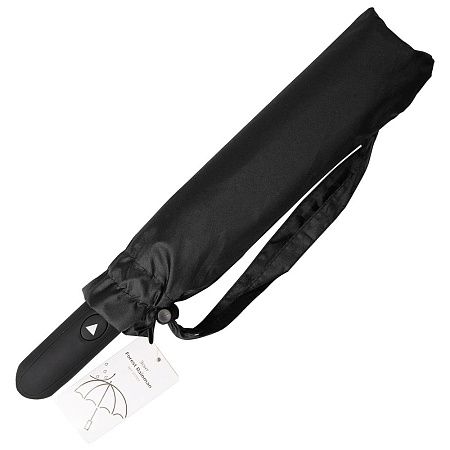 Зонт складной полуавтоматический Forest Rainman, диаметр 130 см, 8 панелей, в подарочной коробке, черный