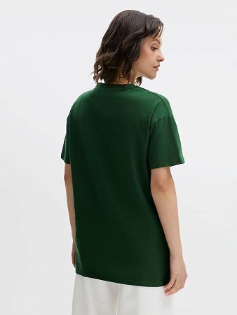 Футболка унисекс Regent 150, темно-зеленая, размер L