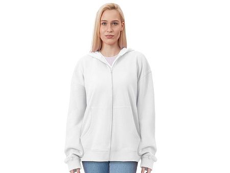 Толстовка оверсайз с капюшоном на молнии «Monaco»