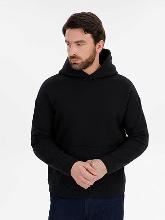 Худи оверсайз унисекс Snuggie, черное, размер XS/S