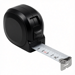 Рулетка Tools  Carpenter 3 метра, пластиковая, с ремешком, черная