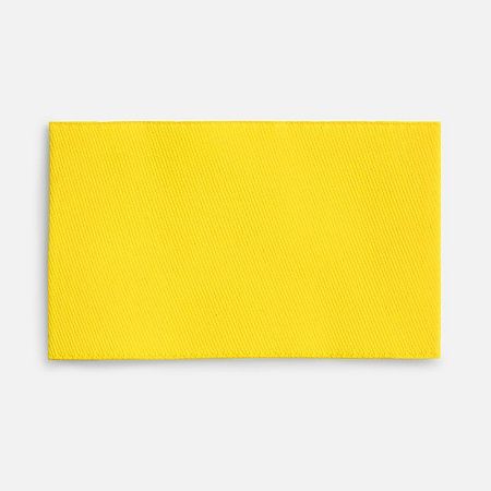 Лейбл тканевый Epsilon, M, желтый