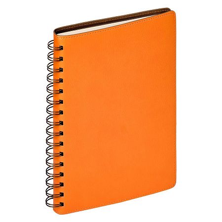 Ежедневник Виста (Vista) недатированный, оранжевый/коричневый