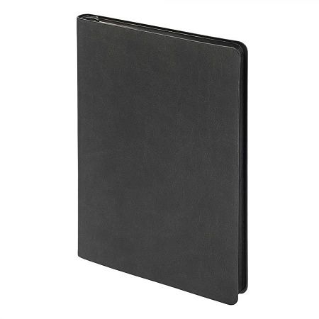 Ежедневник Flexy Soft Touch Latte А5, черный, недатированный, в гибкой обложке