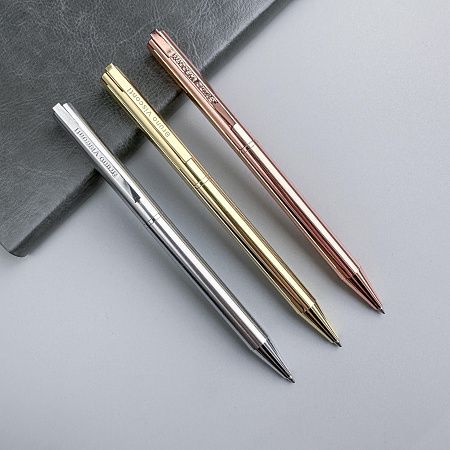 РУЧКА  "BERGAMO" ШАРИКОВАЯ АВТОМАТИЧЕСКАЯ, МЕТАЛЛИЧЕСКИЙ КОРПУС СТАЛЬ, 0.7 ММ, СИНЯЯ