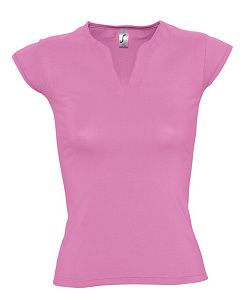 Футболка женская Mint 170, черная под нанесение